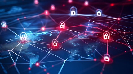 of a layered defense system for effective risk management in the digital landscape showcasing cybersecurity measures data protection and network resilience strategies