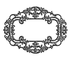 Luxury classic Vintage frame. border illustration.copperplate engraving.