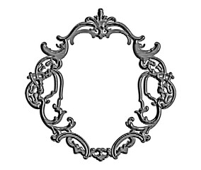  Luxury classic Vintage frame. border illustration.copperplate engraving.