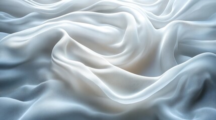 Obraz premium flowing wave cloth background 3d rendering