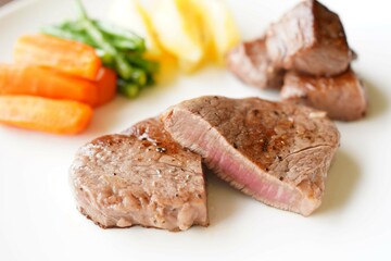 ヘレステーキ　柔らかい赤身肉