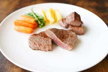 ヘレステーキ　柔らかい赤身肉