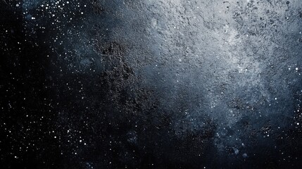Obraz premium Gradient textured background with white illuminated spots on a dark surface featuring a noise effect