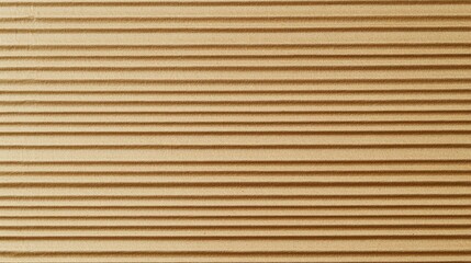 Textured paper cardboard background featuring natural corrugated design with horizontal stripes in kraft color