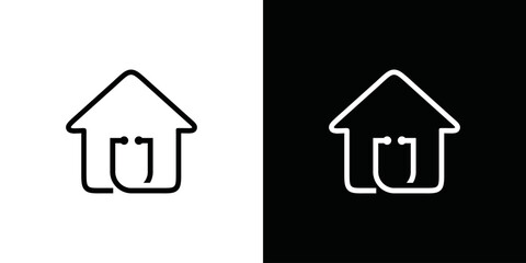 simple hospital logo vector