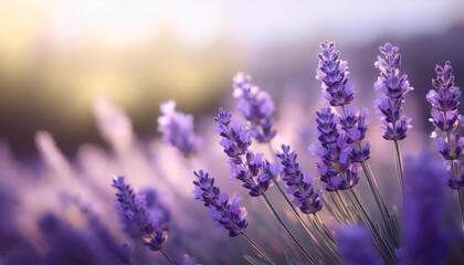 Obraz premium Fresh Lavender flower on natural background