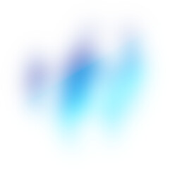 Abstract Soft Gradient Shape Illustration