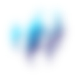 Abstract Soft Gradient Shape Illustration