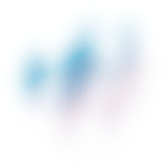 Abstract Soft Gradient Shape Illustration