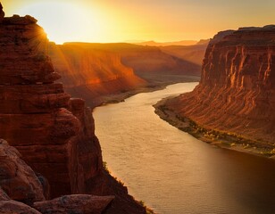 Scenic Canyon at Dusk