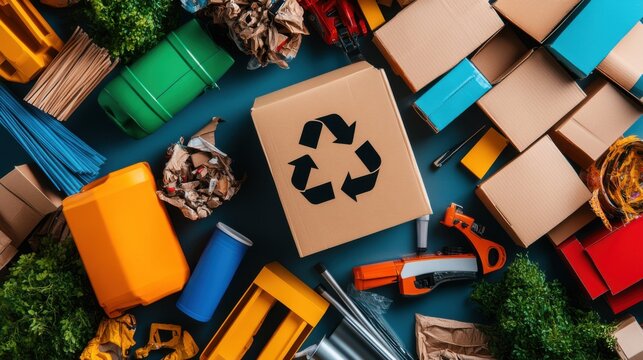 Circular Economy and Reverse Logistics Concept