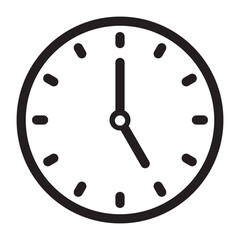 Clock and time icon. Timers icon collection. Vector illustration. EPS 10