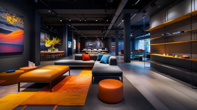 Contemporary Stylish Pop-Up Store Interior Design