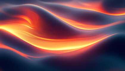 Glowing wave pattern in futuristic digitally generated image generated by AI