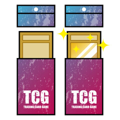 トレーディングカード パックに入ったカードのイメージ