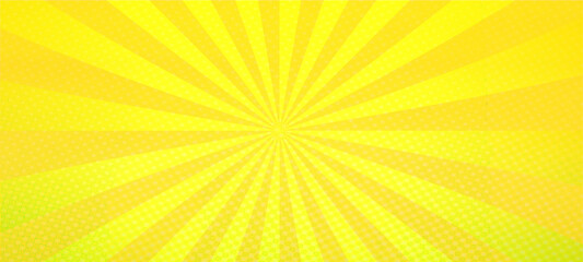 Yellow widescreen background for banners, posters, holidays, celebration and various design works