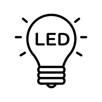LED light icon.