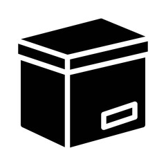 Parcel Delivery glyph icon
