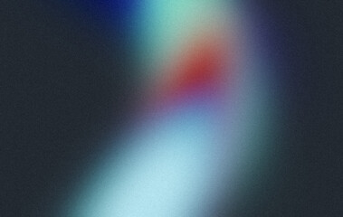 Retro color grainy gradient backdrop design. Abstract soft red blue color noisy gradient, vibrant colors, glowing color flow, bright, shine, noise texture, banner, poster