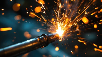 Gas tungsten arc welding GTAW or tungsten inert gas TIG welding employs an arc that with alternating current and argon shielding produces high quality and visually appealing welds