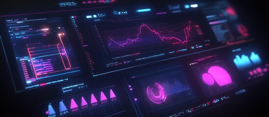 Futuristic Data Interface: A Graphical Display of Information