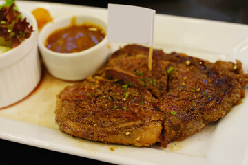 grilled meat steak