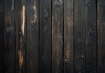 Fototapeta premium Dark Weathered Wood Planks.