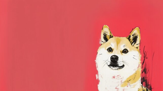 To the Moon: Shiba Blasts Off with DOGE Gains! - Powered by Adobe
