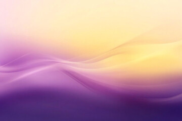 Obraz premium 紫と黄金の幻想的な光の波