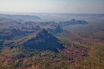 Smokey outlook from above the hills