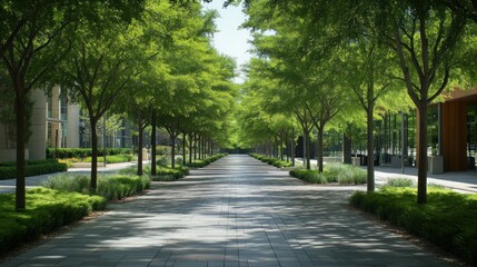 Fototapeta premium Pathway Through Trees