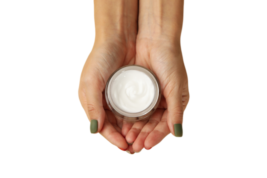 PNG, Christmas cosmetics, hand cream, isolated on white background.