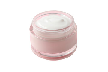 PNG, Christmas cosmetics, cream in a jar, isolated on a white background.