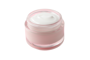 PNG, Christmas cosmetics, cream in a jar, isolated on a white background.