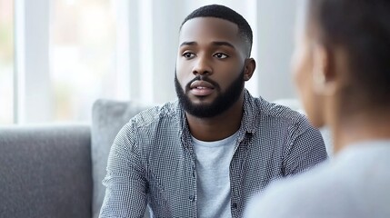 Supportive Coworker Offering Advice and Emotional Support to Stressed Colleague During Office Discussion or Meeting Regarding Mental Health and Wellbeing
