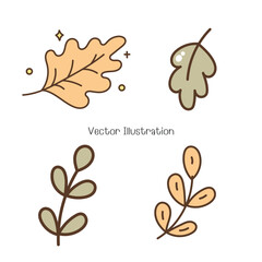 Happy Thanksgiving Day with Cute Character