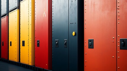 Colorful Barrels Lined Up on a Street