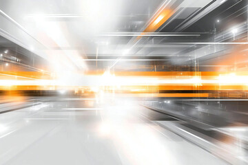 Futuristic Orange and Gray Abstract Geometric Background