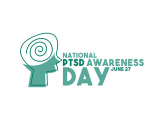 National PTSD Awareness Day. June 27.