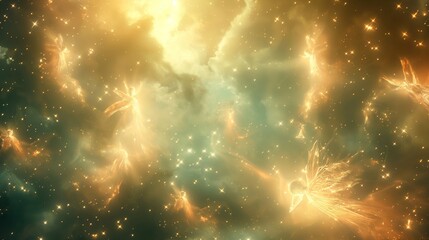 nice landscape theme of heaven