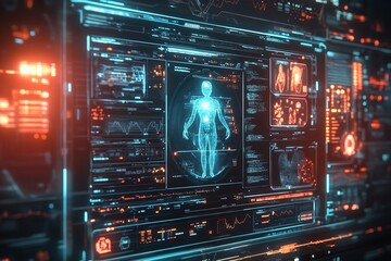 A virtual holographic interface for healthcare in the future. Generative Ai