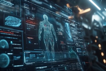 A virtual holographic interface for healthcare in the future. Generative Ai