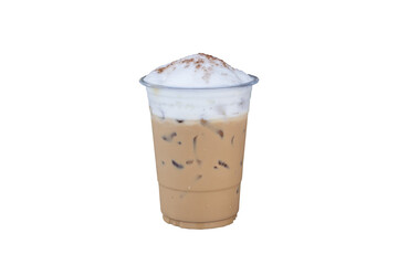 cappuccino coffee roasted milks foam iced cold drinks manu tasty