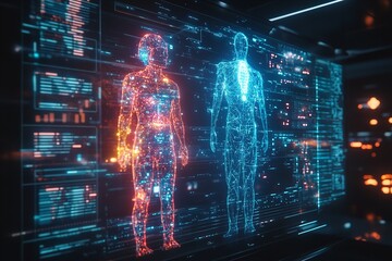 A virtual holographic interface for healthcare in the future. Generative Ai