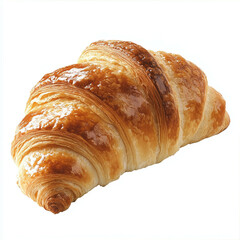 croissant isolated on white background