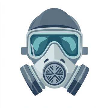 recommend clip art: Gas Mask Respirator Clipart   Industrial Safety Protection Icon
