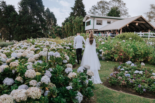 Couple getting married
