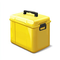 Yellow Spill Kit Container   Emergency Response Kit   Safety Equipment