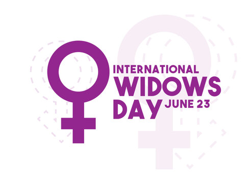 International Widows Day. June 23.