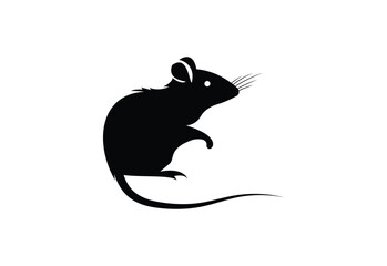 Mouse or rat logo design, Vector design Concept